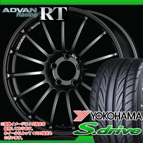 215/45R17 ヨコハマ DNA S.ドライブ ES03 ＆ アドバンレーシング RT 7.5-17 タイヤホイール4本セット 【RCPmara1207】