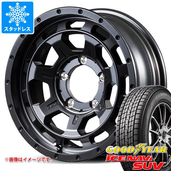 【タイヤ交換対象】5本セット スズキ ジムニーシエラ JB74W用 スタッドレス グッドイヤー アイスナビ SUV 215/70R16 100Q ナイトロパワー M7 ファランクス タイヤホイール5本セット