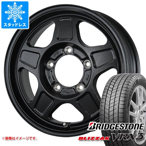【タイヤ交換対象】5本セット ジムニーシエラ JB74W用 スタッドレス ブリヂストン ブリザック VRX3 215/70R16 100Q ランドフット GWD タイヤホイール5本セット