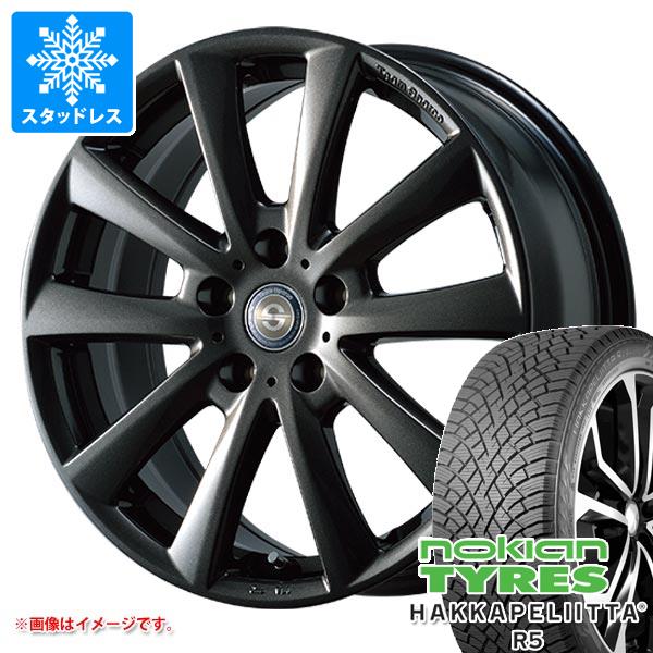 【タイヤ交換対象】メルセデスベンツ X254 GLCクラス用 スタッドレス ノキアン ハッカペリッタ R5 SUV 235/60R18 107R XL チームスパルコ ヴァローザ タイヤホイール4本セット