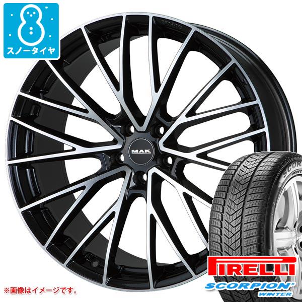 【タイヤ交換対象】ベントレー ベンティガ用 スノータイヤ ピレリ スコーピオン ウィンター 285/40R22 110W XL L ランボルギーニ承認 MAK スぺシャーレ タイヤホイール4本セット