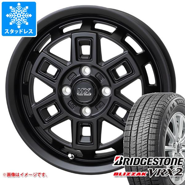 【タイヤ交換対象】アトレーワゴン S300系用 スタッドレス ブリヂストン ブリザック VRX2 165/65R14 79Q マッドクロス アイヴァー タイヤホイール4本セット