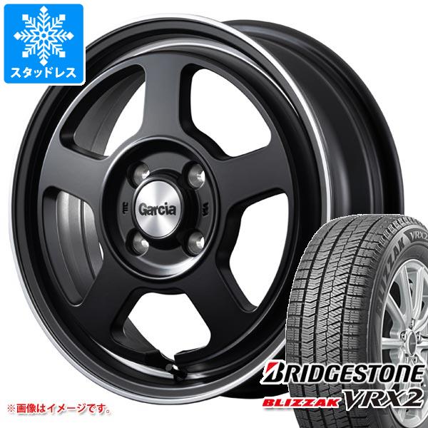 【タイヤ交換対象】アトレーワゴン S300系用 スタッドレス ブリヂストン ブリザック VRX2 165/65R14 79Q ガルシア シカゴ5 タイヤホイール4本セット