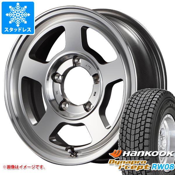 【タイヤ交換対象】ジムニー用 2025年製 スタッドレス ハンコック ダイナプロアイセプト RW08 175/80R16 91Q ガルシア シカゴ5 タイヤホイール4本セット