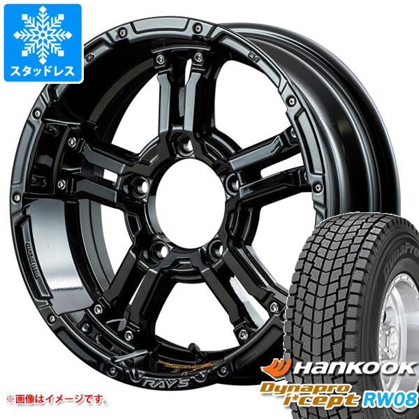 【タイヤ交換対象】5本セット ジムニー用 2025年製 スタッドレス ハンコック ダイナプロアイセプト RW08 175/80R16 91Q レイズ デイトナ FDX-J コレクション タイヤホイール5本セット