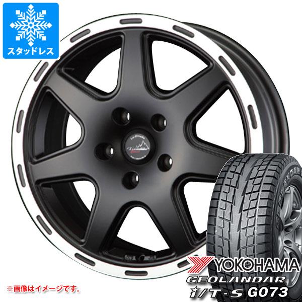 【タイヤ交換対象】ジープ レネゲード BU/BV系用 スタッドレス ヨコハマ ジオランダー I/T-S G073 215/60R17 96Q ラ・ストラーダ ティラード クロス タイヤホイール4本セット