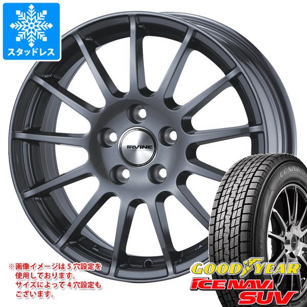 【タイヤ交換対象】ランドローバー ディスカバリースポーツ LC系用 スタッドレス グッドイヤー アイスナビ SUV 235/60R18 107Q XL アーヴィン F01 タイヤホイール4本セット