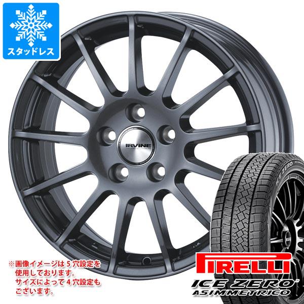 【タイヤ交換対象】メルセデスベンツ W222 Sクラス用 スタッドレス ピレリ アイスゼロアシンメトリコ 245/45R19 102H XL アーヴィン F01 タイヤホイール4本セット