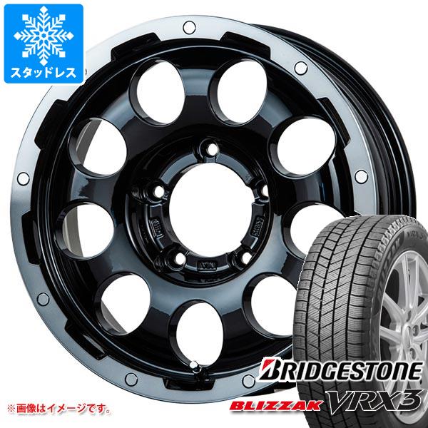 【タイヤ交換対象】ジムニー JB64W用 スタッドレス ブリヂストン ブリザック VRX3 215/70R16 100Q LMG CS-9 タイヤホイール4本セット