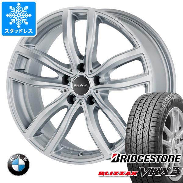 【タイヤ交換対象】BMW G32 6シリーズ用 スタッドレス ブリヂストン ブリザック VRX3 245/50R18 104Q XL MAK ファー タイヤホイール4本セット