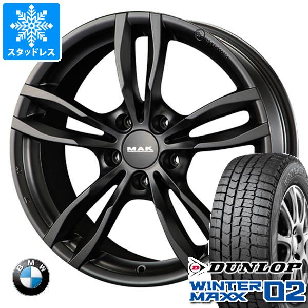 【タイヤ交換対象】BMW F36 4シリーズ用 スタッドレス ダンロップ ウインターマックス02 WM02 205/60R16 96T XL MAK ルフト タイヤホイール4本セット
