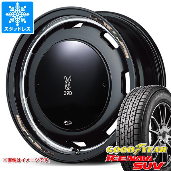 【タイヤ交換対象】スズキ ジムニー JB64W用 スタッドレス グッドイヤー アイスナビ SUV 215/70R16 100Q ウシャリントバリ タイヤホイール4本セット