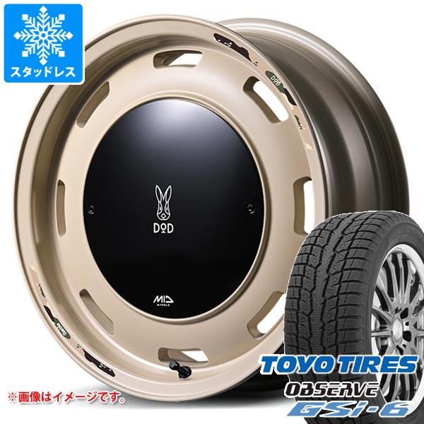 【タイヤ交換対象】スズキ ジムニー JB64W用 スタッドレス トーヨー オブザーブ GSi-6 215/70R16 100Q ウシャリントバリ タイヤホイール4本セット