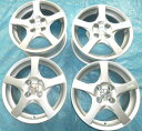 【訳あり】【在庫処分】【新品ホイール】【4枚セット】OZレーシング ヒドラ 15×7.0 PCD100/4H +37カラー:シルバー