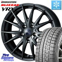 ブリヂストン ブリザック VRX 2019年製 スタッドレスタイヤ スタッドレス 〇 215/45R17 WEDS ウェッズ ヴェルヴァ スポルト2 ホイールセット 4本 17インチ 17 X 7 +40 5穴 114.3