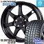 【24時間限定】ポイント最大30倍!10/20 0:00〜23:59迄 DUNLOP ダンロップ WINTER MAXX 02 ウィンターマックス WM02 CUV スタッドレス スタッドレスタイヤ 215/55R18 HotStuff 軽量設計! G-SPEED G-03 ブラック ホイールセット 4本 18インチ 18 X 7.5 +48 5穴 114.3