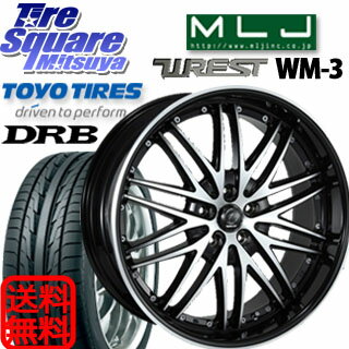 MLJ WREST_WM-3 20 X 8 +45 5穴 114.3TOYOTIRES DRB 235/30R20