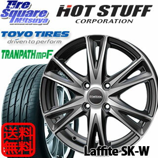 HotStuff ラフィット_SK-6 14 X 5.5 +38 4穴 100TOYOTIRES TRANPATH_mpF 185/70R14