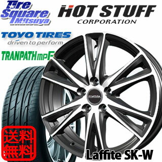 HotStuff ラフィット_SK-6 18 X 7.5 +53 5穴 100TOYOTIRES TRANPATH_mpF 225/55R18