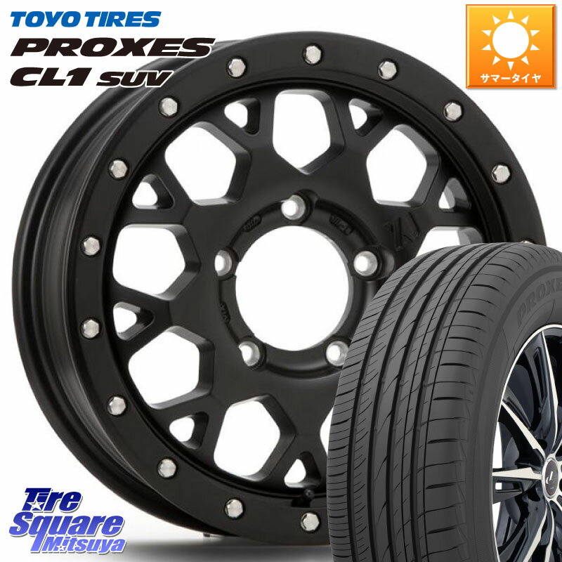 MLJ XJ04 XTREME-J エクストリームJ ホイール 16インチ 16 X 5.5J +22 5穴 139.7 TOYOTIRES トーヨー プロクセス CL1 SUV PROXES サマータイヤ 215/70R16 ジムニー専用(オーバーフェンダーカスタム車用)