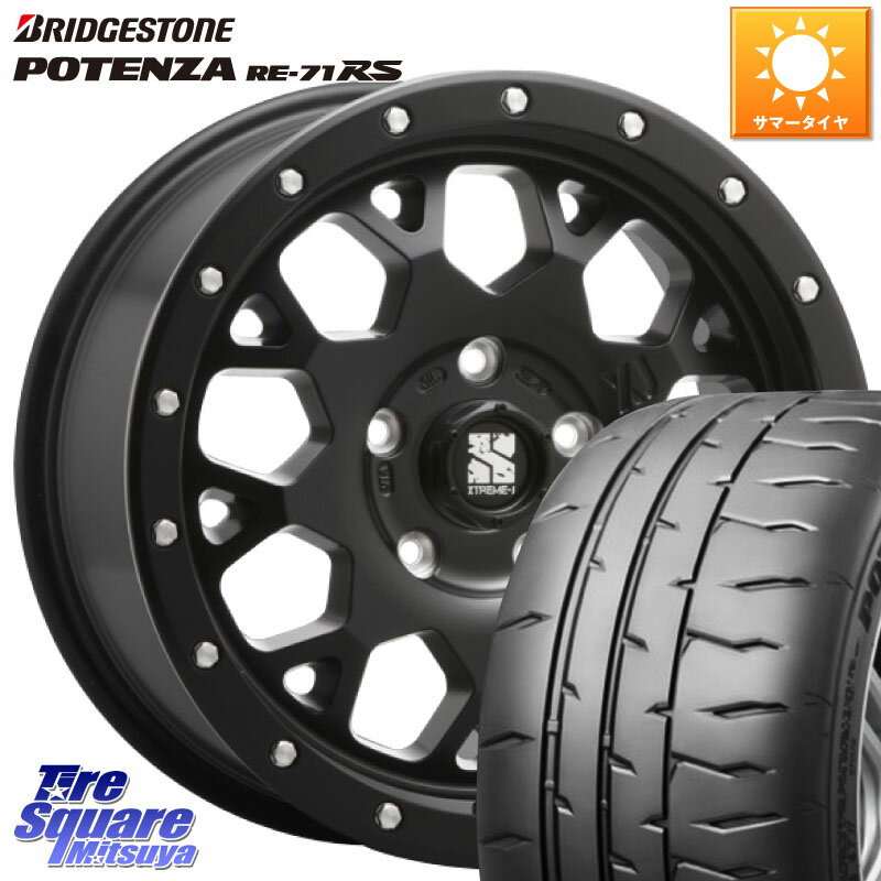 MLJ XJ04 XTREME-J エクストリームJ ホイール 17インチ 17 X 7.0J +42 5穴 114.3 ブリヂストン ポテンザ RE-71RS POTENZA 【国内正規品】 215/45R17 リーフ