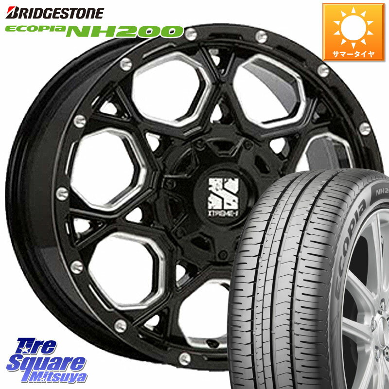 MLJ XJ06 XTREME-J エクストリームJ ホイール 17インチ 17 X 7.0J +42 5穴 100 ブリヂストン ECOPIA NH200 エコピア サマータイヤ 225/45R17 210系カローラスポーツ BRZ・86ハチロク
