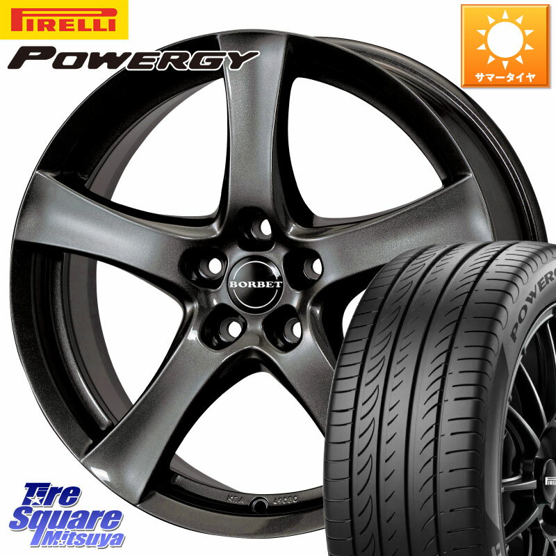 TARGA type F F6941 18 X 8.0J(BMW F48) +50 5穴 112 ピレリ POWERGY パワジー サマータイヤ 225/50R18 BMW X1 F48