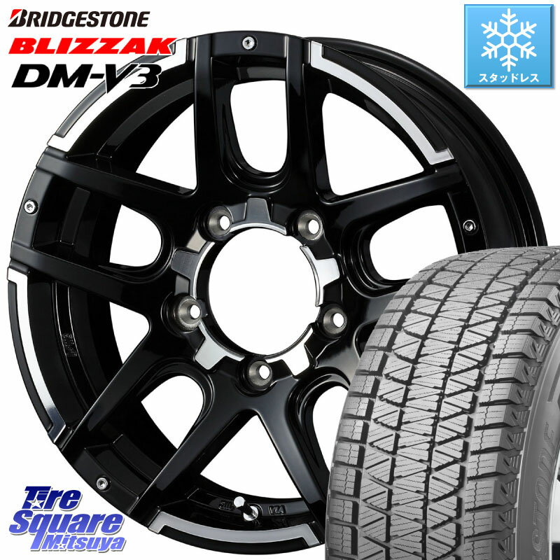 ブリヂストン ブリザック DM-V3 DMV3 ■ 国内正規 スタッドレス ミツヤ 175/80R16 WEDS ウェッズ MUD VANCE 04 マッドヴァンス ホイール 16インチ 16 X 5.5J +22 5穴 139.7 ジムニー