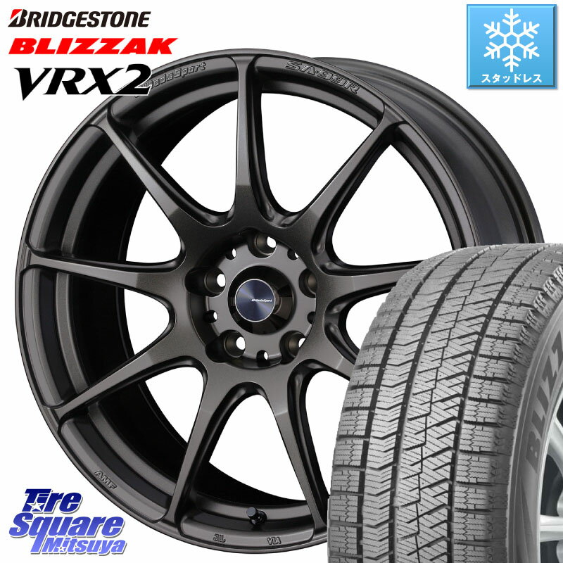 ブリヂストン ブリザック VRX2 スタッドレス ● 215/45R17 WEDS ウェッズ スポーツ SA99R SA-99R 17インチ 17 X 7.0J +40 5穴 114.3 リーフ