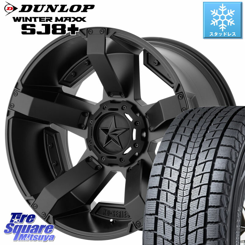 DUNLOP WINTERMAXX SJ8+ ウィンターマックス 在庫● SJ8プラス 265/65R18 KMC XD811 ROCKSTAR2 ホイール 18インチ 18 X 9.0J +0 6穴 139.7 ランクル プラド トライトン