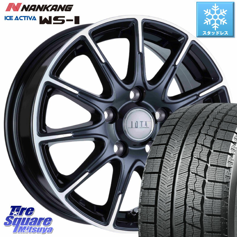 NANKANG TIRE ナンカン ICE ACTIVA WS-1 アイスアクティバ 2023年製 スタッドレスタイヤ 195/50R16 阿部商会 TIRADO IOTA イオタ ホイール 16インチ 16 X 6.5J +48 5穴 114.3 スイフトスポーツ