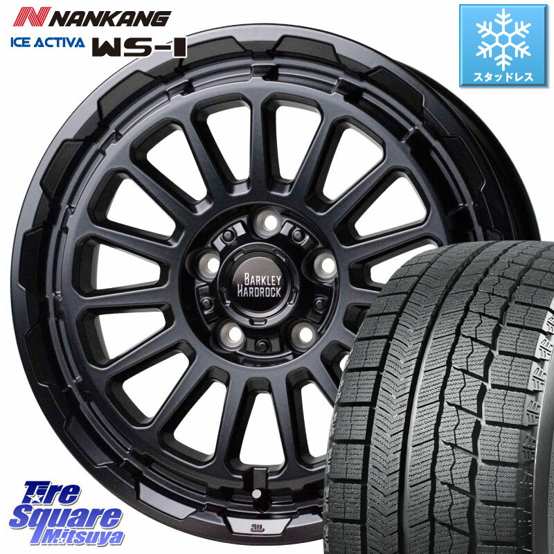 NANKANG TIRE WS-1 スタッドレス 100Q 2023年製 215/70R16 HotStuff バークレー ハードロック リザード 16インチ 16 X 7.0J +38 5穴 114.3 デリカ D5 D:5