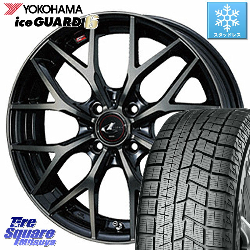 YOKOHAMA R2842 iceGUARD6 ig60 アイスガード ヨコハマ スタッドレス 175/65R14 WEDS レオニス MX ウェッズ Leonis ホイール 14インチ 14 X 5.5J +42 4穴 100 フィット サクシード