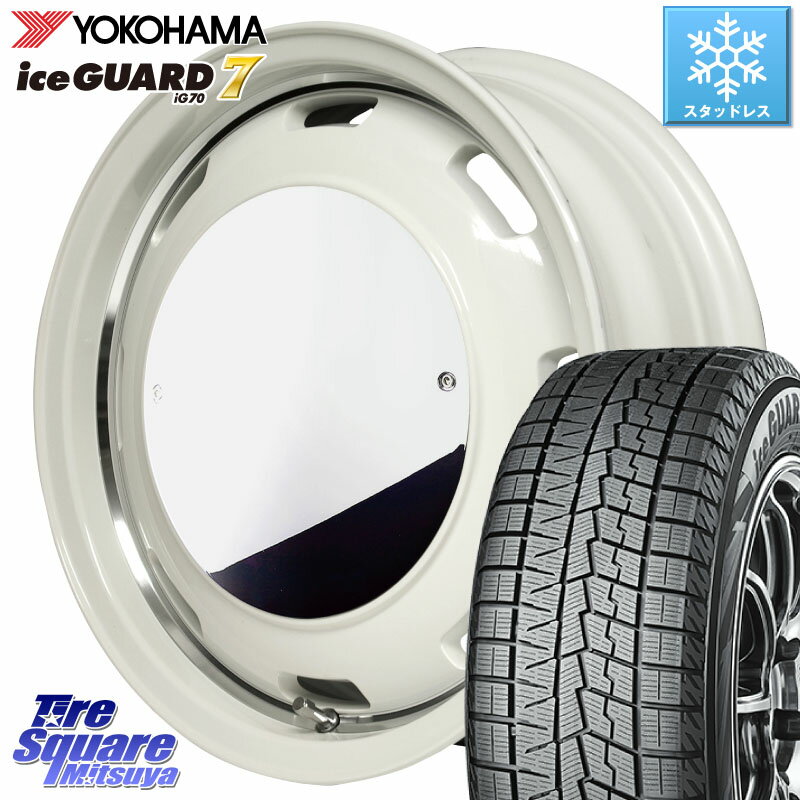 YOKOHAMA R7116 ice GUARD7 IG70 アイスガード スタッドレス ミツヤ 215/65R16 MANARAY MID Garcia CISCO MOON インセット-5 16インチ 16 X 6.0J +0 5穴 139.7 ジムニー専用(オーバーフェンダーカスタム車用) ジムニ−シエラ(カスタム)