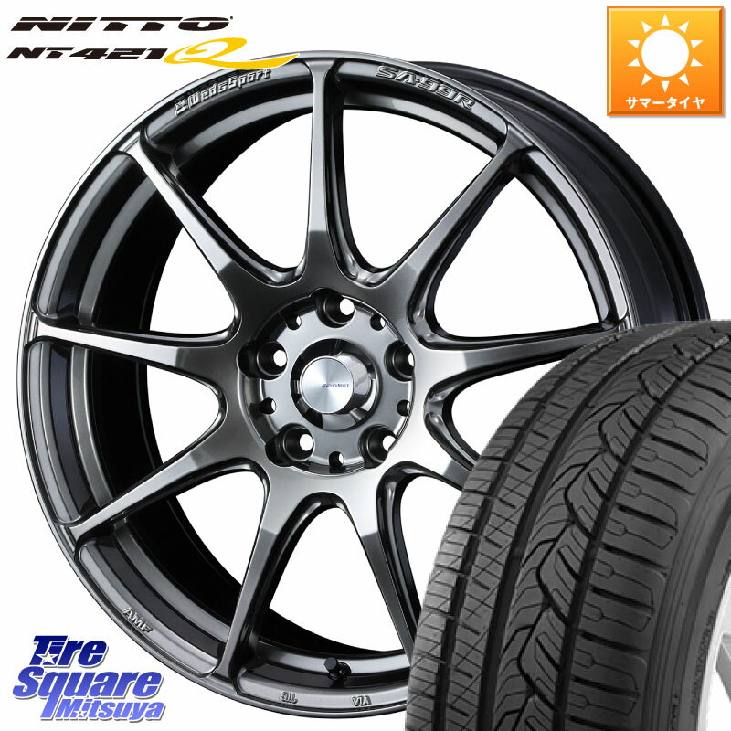 WEDS ウェッズ スポーツ SA99R SA-99R PSB 17インチ 17 X 7.0J +40 5穴 114.3 NITTO ニットー NT421Q サマータイヤ 225/55R17 10系アルファード