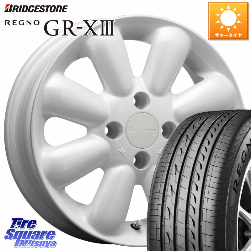 MLJ HYPERION PINO+ ハイペリオン ピノプラス ホイール 14インチ 14 X 4.5J +43 4穴 100 ブリヂストン REGNO GR-X3 GRX3 GR-XIII レグノ サマータイヤ 165/55R14 ハイゼット アゲトラCustom車用※軽自動車専用ホイール※