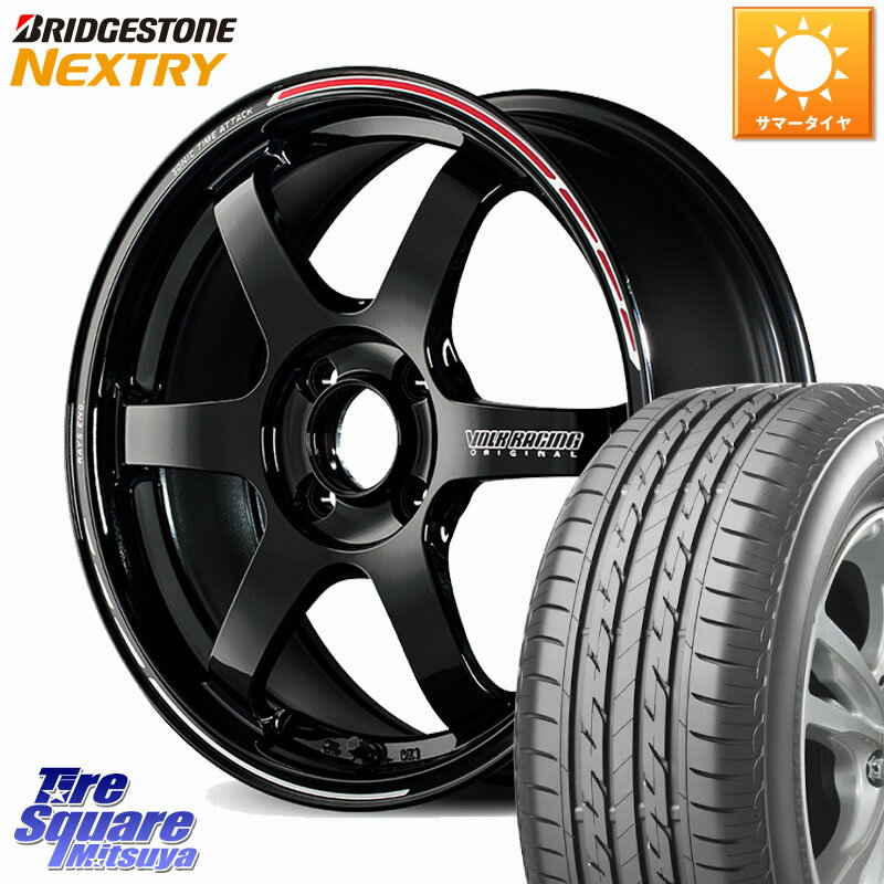RAYS 【欠品次回2~3月】 TE37 SONIC TIME ATTACK EDITION 鍛造 ホイール 16インチ 16 X 6.0J +43 4穴 100 ブリヂストン NEXTRY ネクストリー サマータイヤ 195/65R16 ライズ ロッキー ガソリン車 4穴