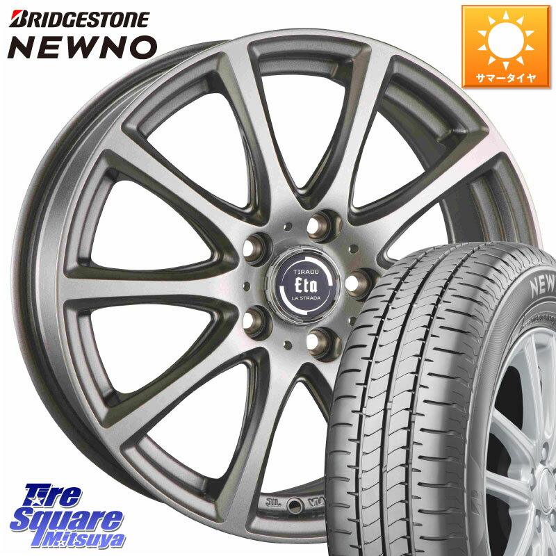 阿部商会 ティラード イータ 17 X 7.0J +38 5穴 114.3 ブリヂストン NEWNO ニューノ サマータイヤ 215/60R17 10系カローラクロス 20系アルファード