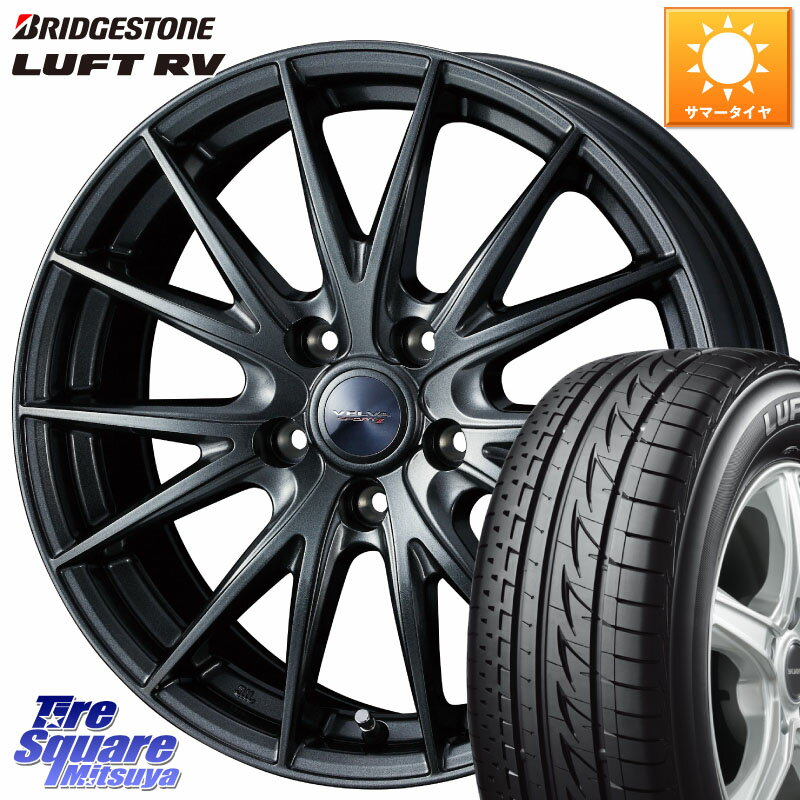 WEDS ウェッズ ヴェルヴァ スポルト2 ホイール 15インチ 15 X 6.0J +43 5穴 114.3 ブリヂストン LUFT RV ルフト RV サマータイヤ 205/70R15