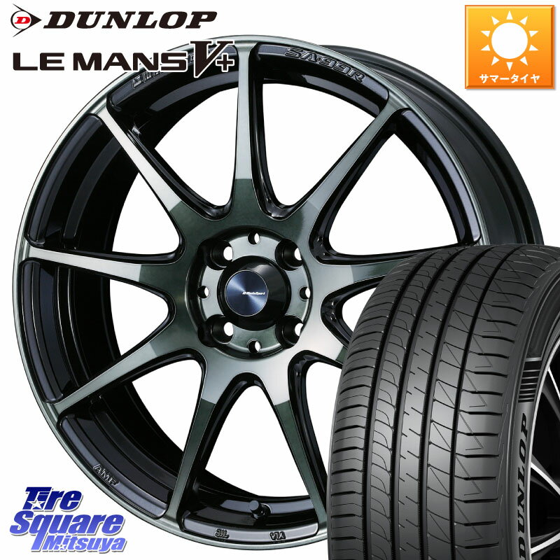 WEDS ウェッズ スポーツ SA99R SA-99R WBC 15インチ 15 X 6.0J +48 4穴 100 DUNLOP ダンロップ LEMANS5+ ルマンV+ 195/65R15 E13ノートクロスオーバー