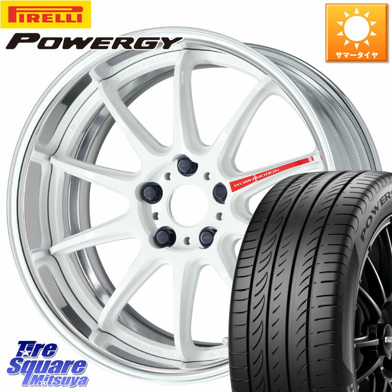 WORK EMOTION ZR10 L Disk AZW 19インチ 2ピース 19 X 8.5J(VAB 6POT) +50 5穴 114.3 ピレリ POWERGY パワジー サマータイヤ 255/35R19 WRX STI アプライドD-F(ブレンボ6POTキャリパー)対応