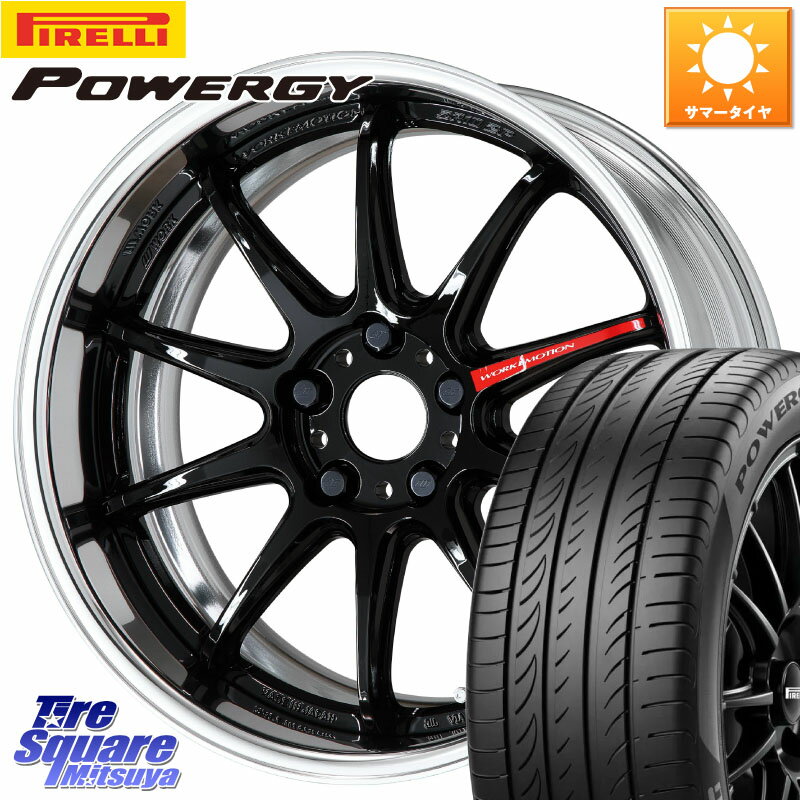 WORK EMOTION ZR10 L Disk 19インチ 2ピース 19 X 8.5J(VAB 6POT) +50 5穴 114.3 ピレリ POWERGY パワジー サマータイヤ 255/35R19 WRX STI アプライドD-F(ブレンボ6POTキャリパー)対応
