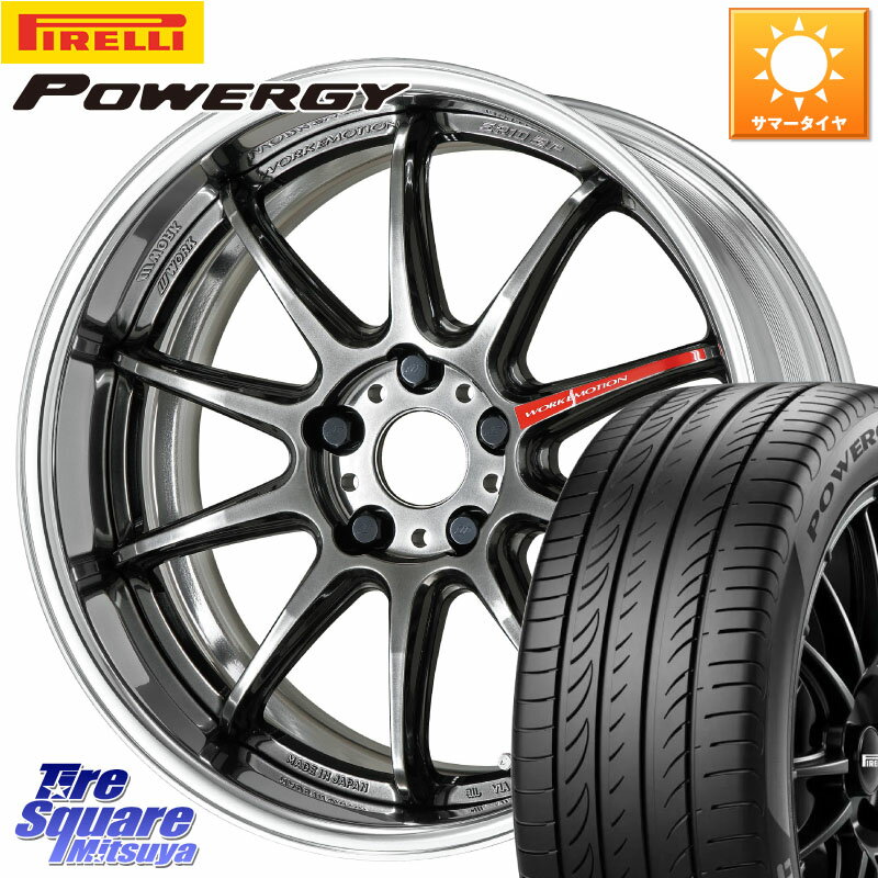 WORK EMOTION ZR10 L Disk GTK 19インチ 2ピース 19 X 8.5J(VAB 6POT) +50 5穴 114.3 ピレリ POWERGY パワジー サマータイヤ 255/35R19 WRX STI アプライドD-F(ブレンボ6POTキャリパー)対応