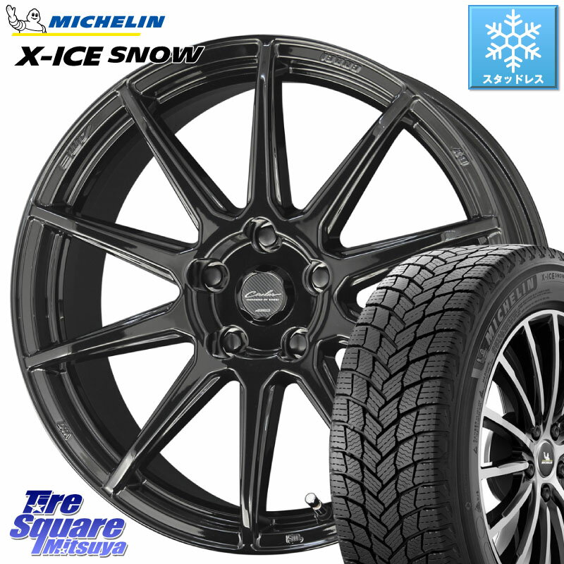 ミシュラン X-ICE SNOW エックスアイススノー XICE SNOW 2024年製 スタッドレス ミツヤ 正規品 245/40R18 KYOHO キョウホウ CIRCLAR サーキュラー C10R 18インチ 18 X 8.0J +45 5穴 114.3 WRX S4(VBH)