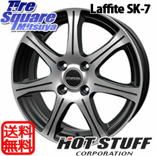 HotStuff ラフィット_SK-7 13 X 4 +43 4穴 100TOYO GARIT_G5 155/70R13スクラムワゴン エブリィワゴン