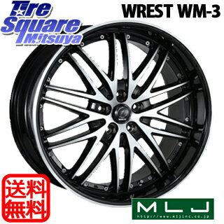 MLJ WREST_WM-3 18 X 7 +48 5穴 114.3ブリヂストン REVO_GZ 225/50R18エスティマ エスティマハイブリット RVR