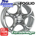 DUNLOP ダンロップ エナセーブ EC202 LTD ENASAVE サマータイヤ 205/55R16 阿部商会 Euro Design Foglio ホイールセット 4本 16インチ 16 X 7(m12) +41 5穴 110