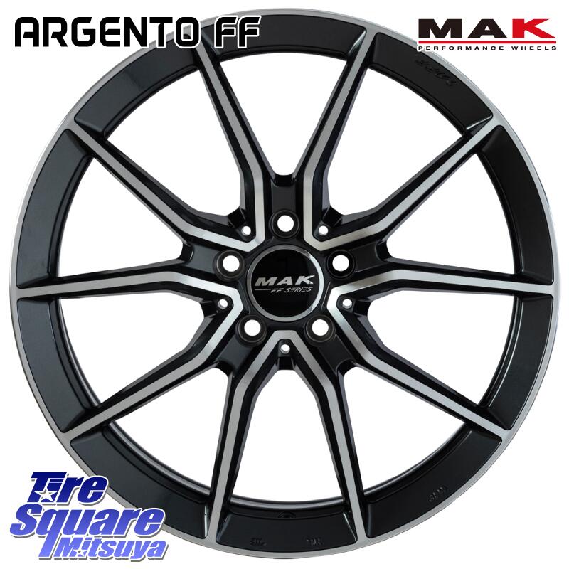 阿部商会 MAK ARGENTO FF ホイール 19インチ 19 X 8.0J(MB X253) +33 5穴 112 KENDA ケンダ KR605 EMERA SUV 605 サマータイヤ 235/55R19 メルセデスベンツ GLC(X253)