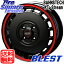 ブリヂストン ECOPIA エコピア NH100C 9月末迄 サマータイヤ 155/65R14 BLEST BAHNS TECH KT-Stream ホイールセット 4本 14インチ 14 X 4.5 +45 4穴 100