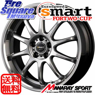 MANARAY EUROSPEED_SMART_FORTWO_CUP 17 X 7 +53 5穴 114.3ピレリ Cinturato_P1 205/50R17